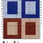 Intarzia kötőgép többszínű sző