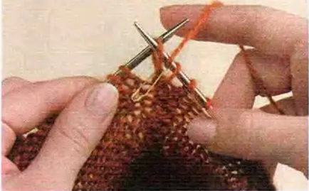 Intarzia kötés technika és adja meg a színváltozás (kör) Intarzia kötés technika és a bemeneti színváltozás