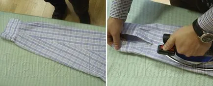 Hogyan vasalni egy ing ujját, ötletek