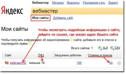 Hogyan adjunk a webhely a kereső Yandex, google, kószáló, e-mail, blog saytostroitelya