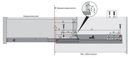 Telepítése Quadro néma rendszer Hettich bútor • útmutató • Master segédprogram