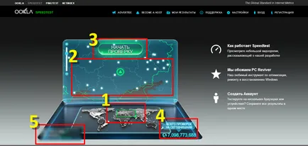 Hogyan mérjük a sebességet az internet saját (Internet) Hogyan mérjük a sebességet az internet saját