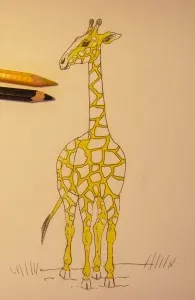 Hogyan kell felhívni a zsiráf, egy egyszerű, lépésről lépésre rajz, babám (zsiráf) Hogyan kell felhívni a zsiráf, egy egyszerű, lépésről lépésre rajz, babám