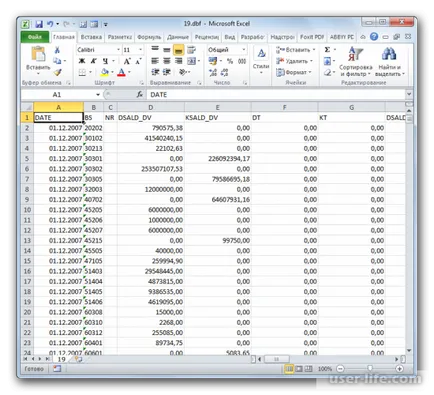 Hogyan kell megnyitni dbf excel - számítógép segítségével