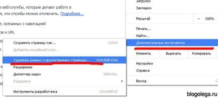 Hogyan tisztítsa meg a cookie-króm, hogyan kell engedélyezni, vagy távolítsa el őket, a blog Oleg ugreninova