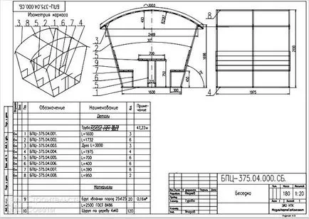 Hogyan építsünk egy pergola saját kezűleg - egy pavilon kerti fotó, rajzok, ábrák