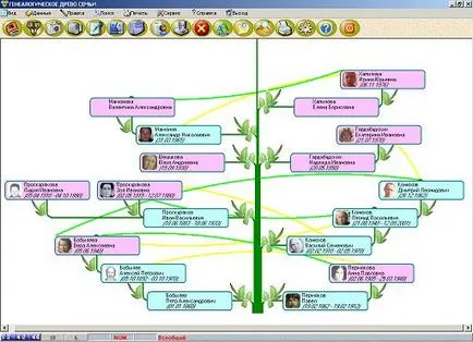 Hogyan építsünk egy családfát, ül a kanapén - genealógiai programot