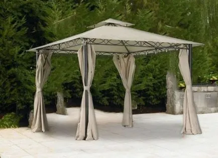 Hogyan építsünk egy olcsó pavilon az országban