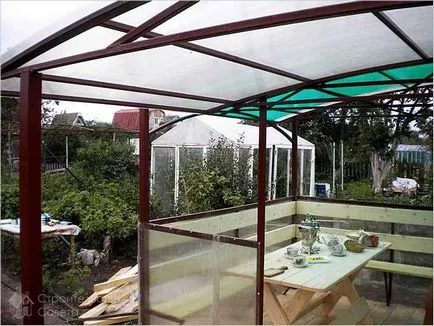Hogyan építsünk egy pergola saját kezűleg - egy pavilon kerti fotó, rajzok, ábrák
