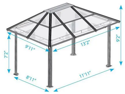 Hogyan építsünk egy pergola kezét lépésről lépésre, és áttekintést anyagok (anyagok) Hogyan építsünk egy pergola kezét lépésről lépésre és felülvizsgálat anyagok