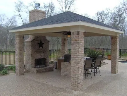 Hogyan építsünk egy pergola kezét lépésről lépésre, és áttekintést anyagok (hogyan kell építeni egy pavilon tenni a kezüket az ország a választott fotó helyek) Hogyan építsünk egy pergola kezét lépésről lépésre és felülvizsgálat anyagok