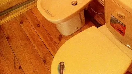 Telepítése vécécsésze kezével egy magánházban