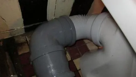 Telepítése vécécsésze kezével egy magánházban