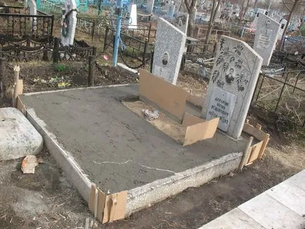 Hogyan készítsünk egy emlékmű a sírba (gránit emlékmű sír) Hogyan készítsünk egy emlékmű a sírba