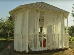 Hogyan készítsünk saját kezűleg pavilon (kerti pavilon) Hogyan készítsünk saját kezét pavilon