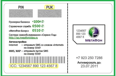 Hogyan oldja a SIM-kártyát egy megafon a telefon, modem