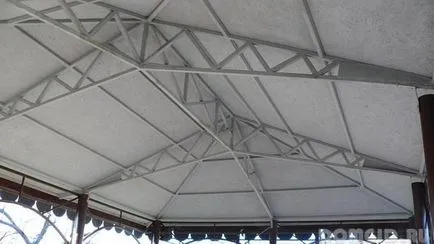 Hogyan készítsünk egy pavilon fémből a kezüket, hogy egy pavilon szakaszokban Hogyan készítsünk egy pavilon fémből a kezüket, hogy egy pavilon szakaszokban