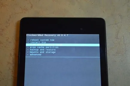 Hogyan állítsa vissza a beállításokat android (hard reset)