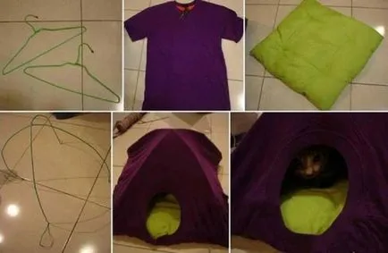 Hogyan készítsünk egy házat a macska fotó