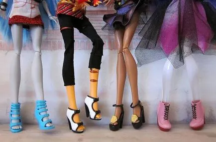 Hogyan készítsünk egy Barbie baba cipő (cipő) Hogyan készítsünk cipő Barbie babák