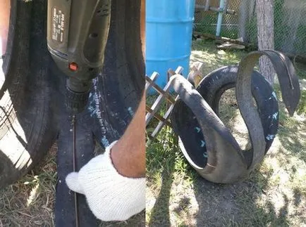 Hogyan készítsünk egy hattyú ki a gumiabroncs-lépésre mester osztály fotók és videó (csinálni) Hogyan készítsünk egy hattyú ki a gumiabroncs-lépésre mester osztály képek és videó