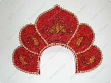 Hogyan készítsünk egy korona vagy kokoshnik egy farsangi jelmez, anyaság - terhesség, szülés, táplálkozás