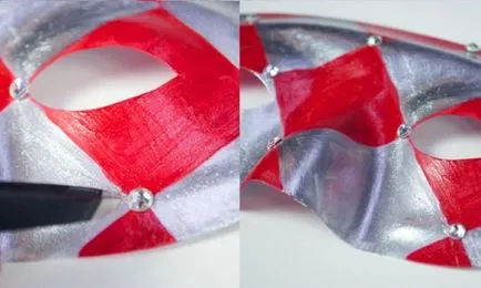 Hogyan készítsünk egy maszk kezét-lépésre órák fotókkal (újévi maszkot maskara maszk kezét, hogyan lehet a saját baba fotómaszkon lépésről lépésre) Hogyan készítsünk egy maszk kezét-lépésre órák fotókkal
