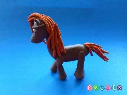 Milyen vak egyszarvú készült gyurma szakaszokban (Print köszönhetően nagy leckét) Mivel vak Unicorn gyurma szakaszaiban