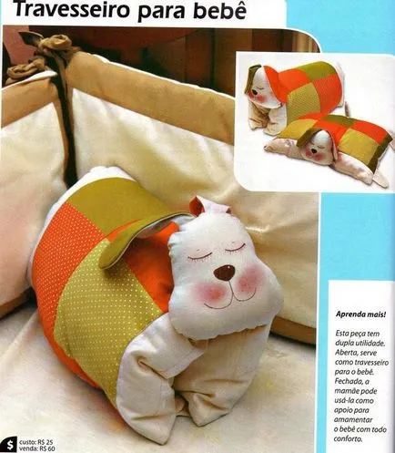 Hogyan kell varrni egy párnát a kezével, kutya, kutyus mintás, u (minta) Hogyan kell varrni egy párnát a kezével, kutya, kutyus minta, u