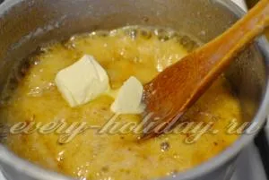 Égetett cukor tej, a recept egy fotót