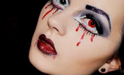 Vampire smink Halloween