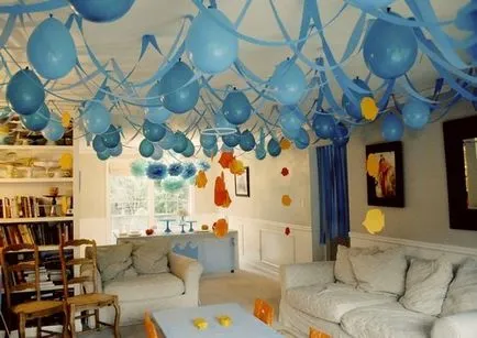 Hogyan díszíteni a szobát egy születésnapi party saját kezűleg