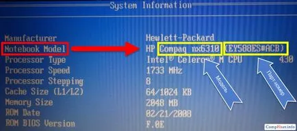 Hogyan lehet megtalálni a laptop típusától (munkaállomás) (modell) Hogyan lehet megtalálni a laptop típusától (munkaállomás)