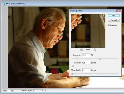 Hogyan növelhető az élességet a Photoshop