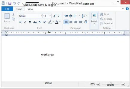 A WordPad az elválasztó az oldalon (az oldal) Hogyan készítsünk egy felosztás wordpad oldal