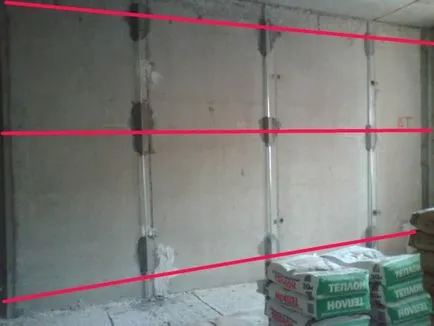 Hogyan tegyük video jelzők gipsz falak