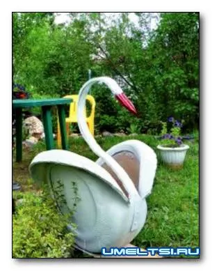 Swan gumiabroncs lépésről lépésre, rajz, fotó