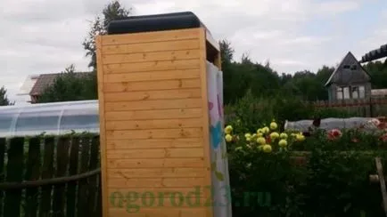 Kültéri zuhany az ország saját kezűleg - a fotó és méretek