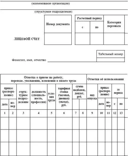 Personal Account - hogyan kell kezelni a személyzet vannak válaszok (ráfordítás) Personal Account - hogyan kell kezelni a személyzet kell választ