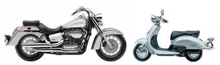 Motorkerékpár vagy robogó szól Moto