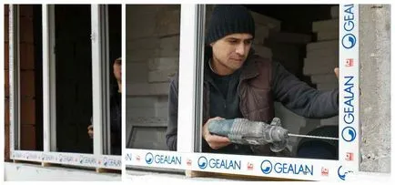Telepítése műanyag ablakok kezük (fotók video)