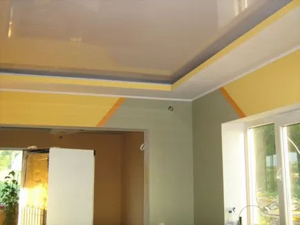 Szerelése műanyag panelek PVC mennyezeti kezét