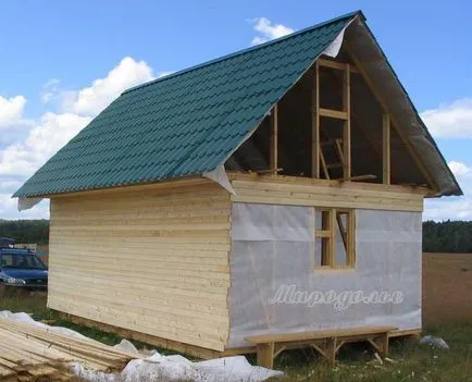 Kezdők 6x4 kocka ház saját kezűleg 1 szezonra! (40 kép), szibériai háztartási
