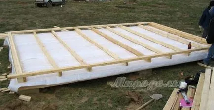 Kezdők 6x4 kocka ház saját kezűleg 1 szezonra! (40 kép), szibériai háztartási
