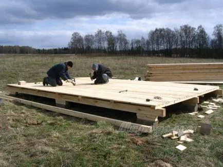 Kezdők 6x4 kocka ház saját kezűleg 1 szezonra! (40 kép), szibériai háztartási