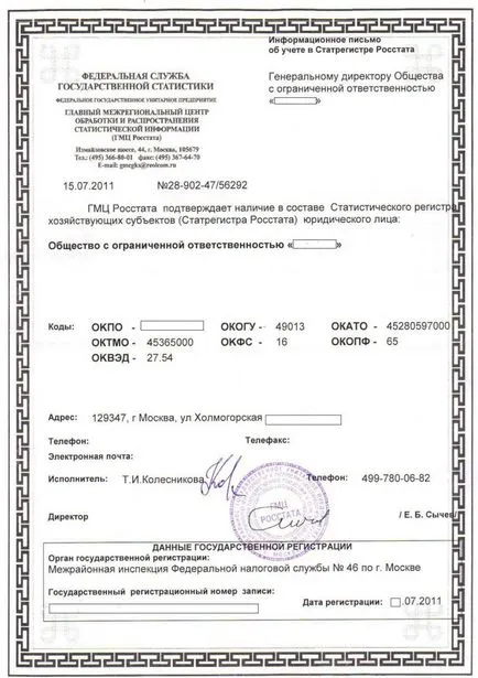 Okpo szervezet megfejtése, hol és hogyan, hogy a kódot, hogy megtalálják