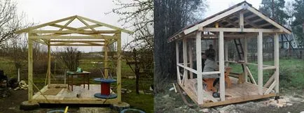 Különösen gyártás pavilon saját kezűleg - egy építkezésen (doboz) Különösen gyártás pavilon saját kezűleg - egy építkezésen