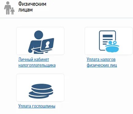 Adófizetés révén Tax Service Portal (adók) Adófizetés révén Tax Service Portal