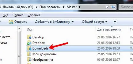 Google Chrome letöltési mappa