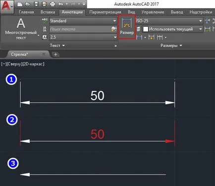 A vágott és hogyan kell csinálni a nyíl az AutoCAD